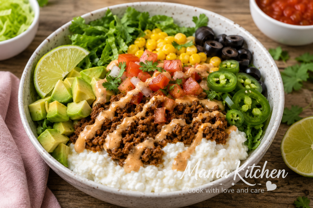 Cottage Cheese Taco Bowl 