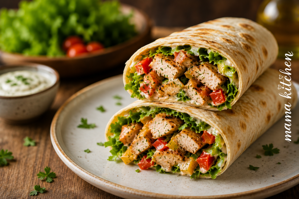 High Protein Chicken Wrap Recipe
