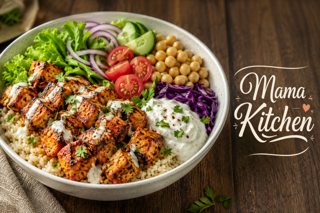 High Protein Chicken Tikka Bowl