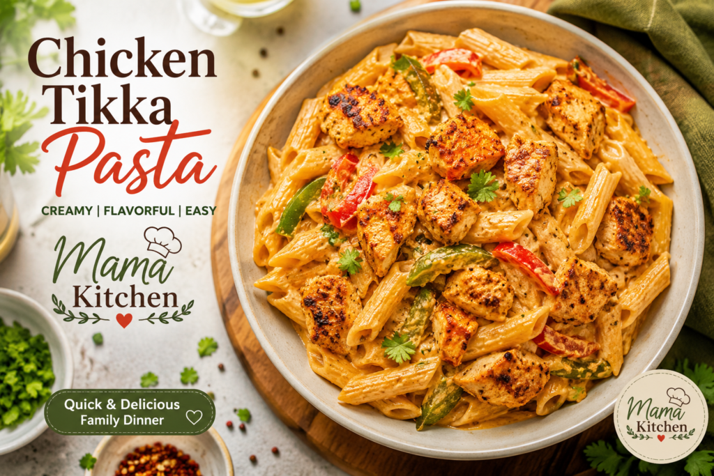 Creamy Chicken Tikka Pasta