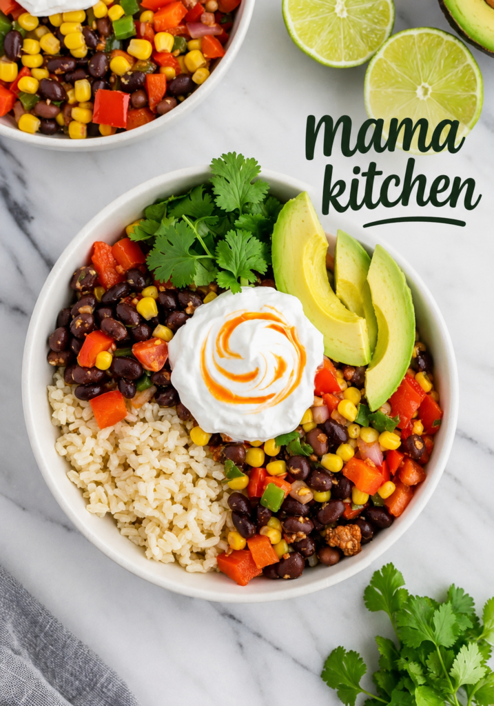 High Protein Cottage Cheese Burrito Bowl 