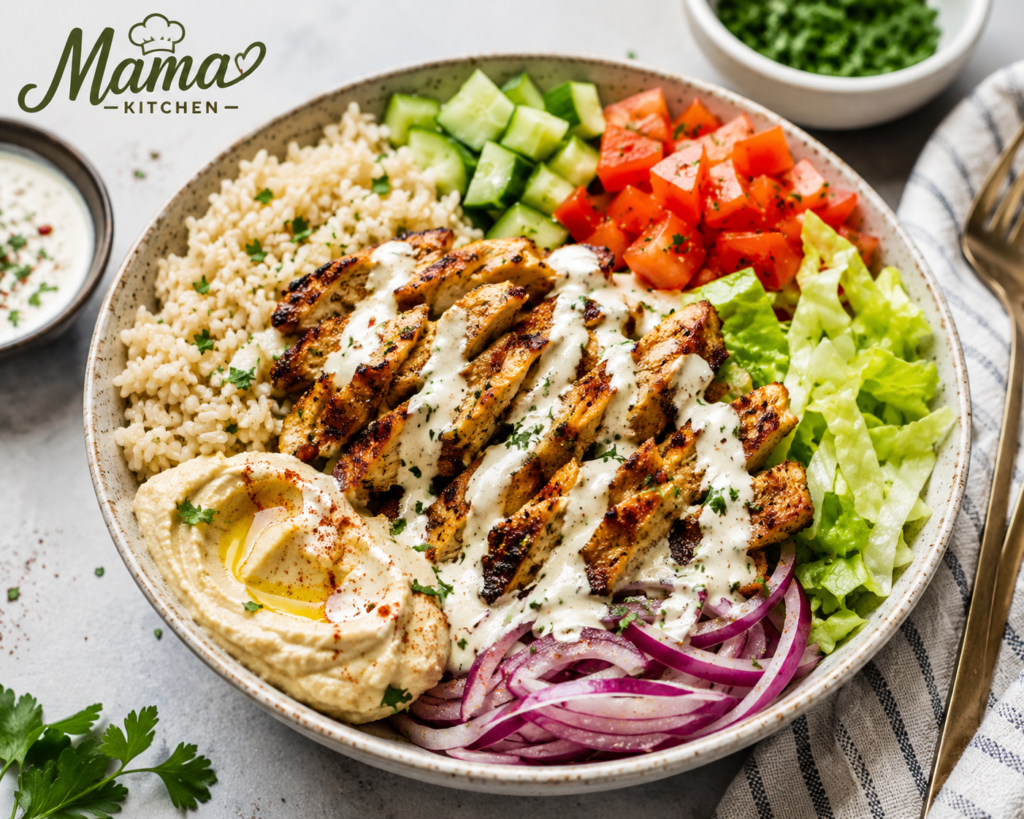 High Protein Chicken Shawarma Bowl