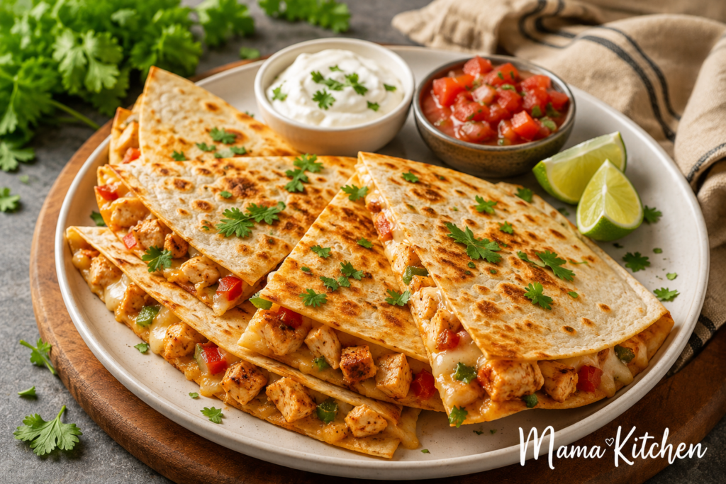 High Protein Chicken Quesadilla