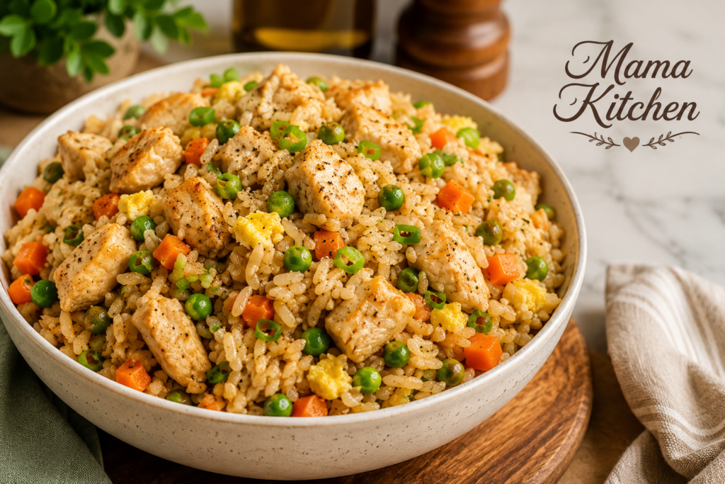 High Protein Chicken Fried Rice: