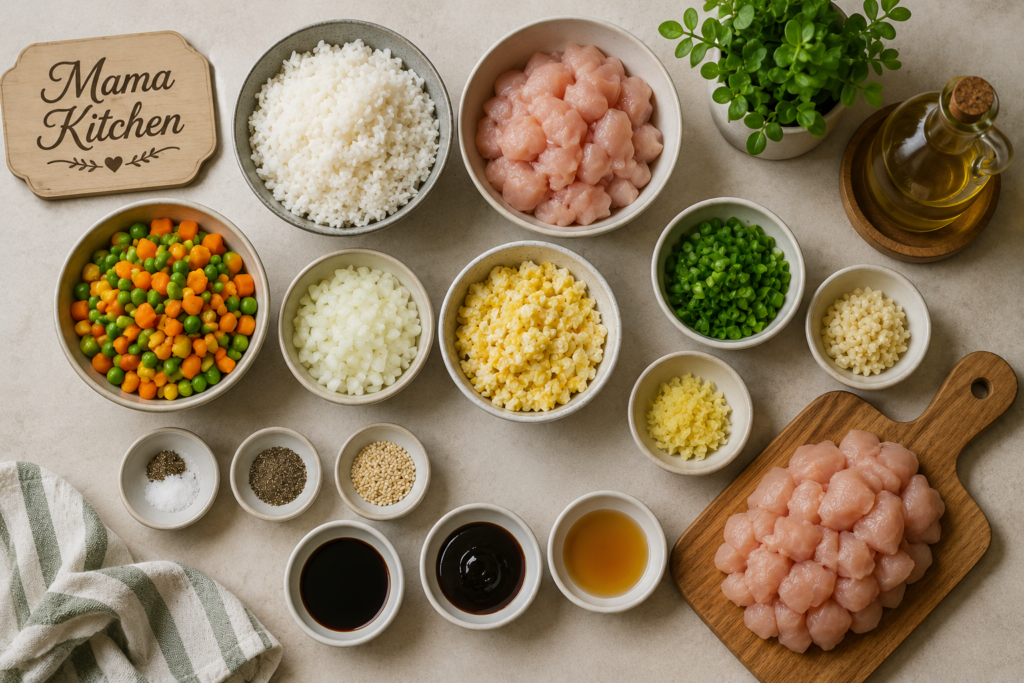 High Protein Chicken Fried Rice: