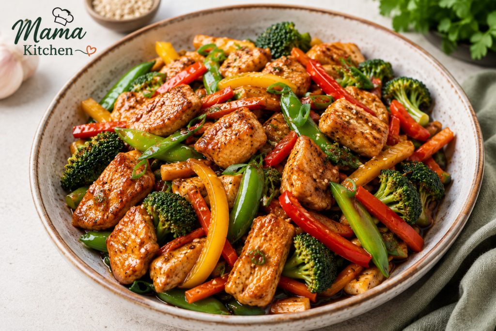 High Protein Chicken Stir Fry