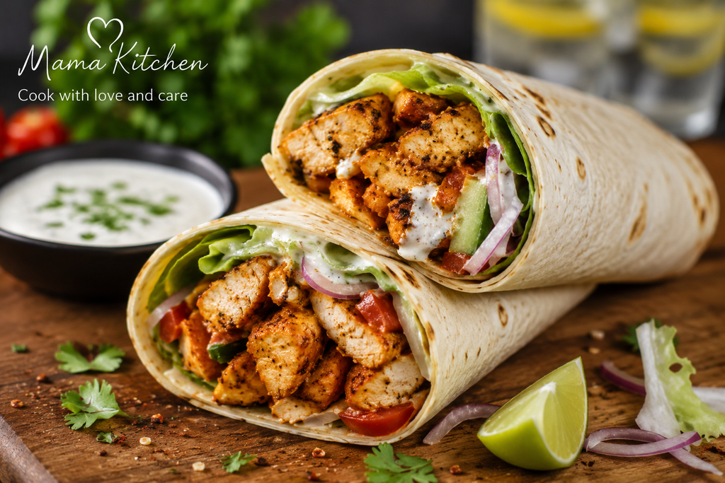 Easy Chicken Tikka Wrap