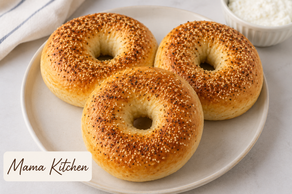 High Protein Cottage Cheese Bagels