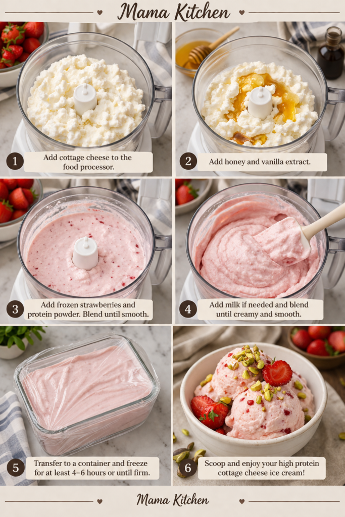 High Protein Cottage Cheese Ice Cream 