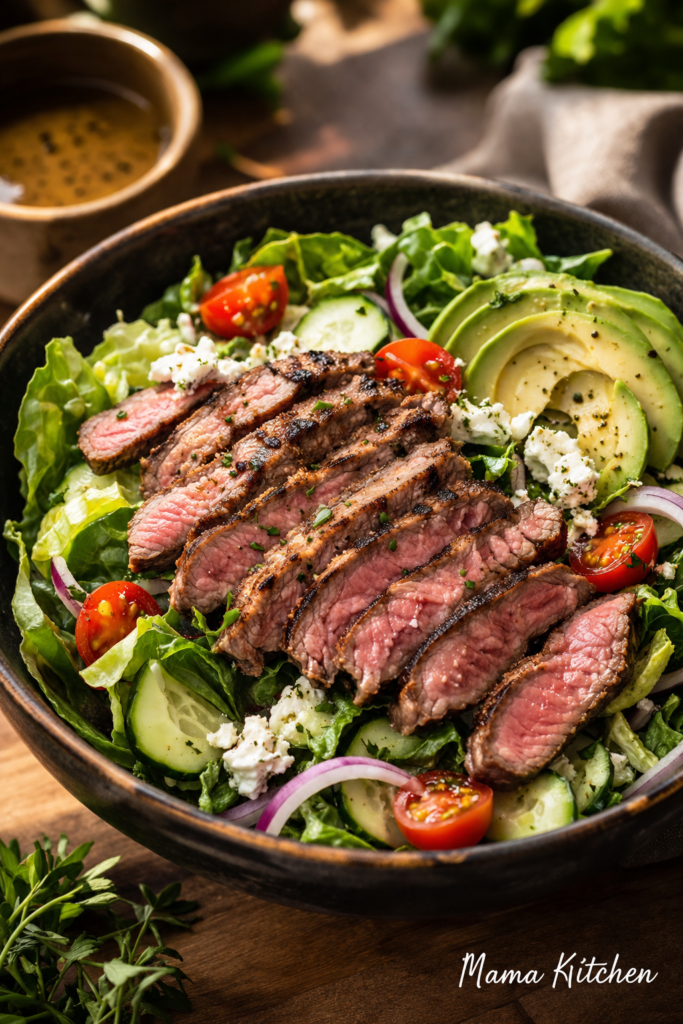 High Protein Steak Salad