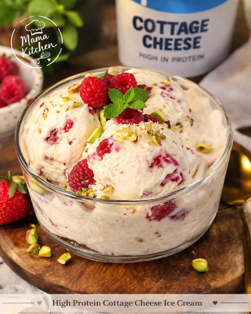 High Protein Cottage Cheese Ice Cream