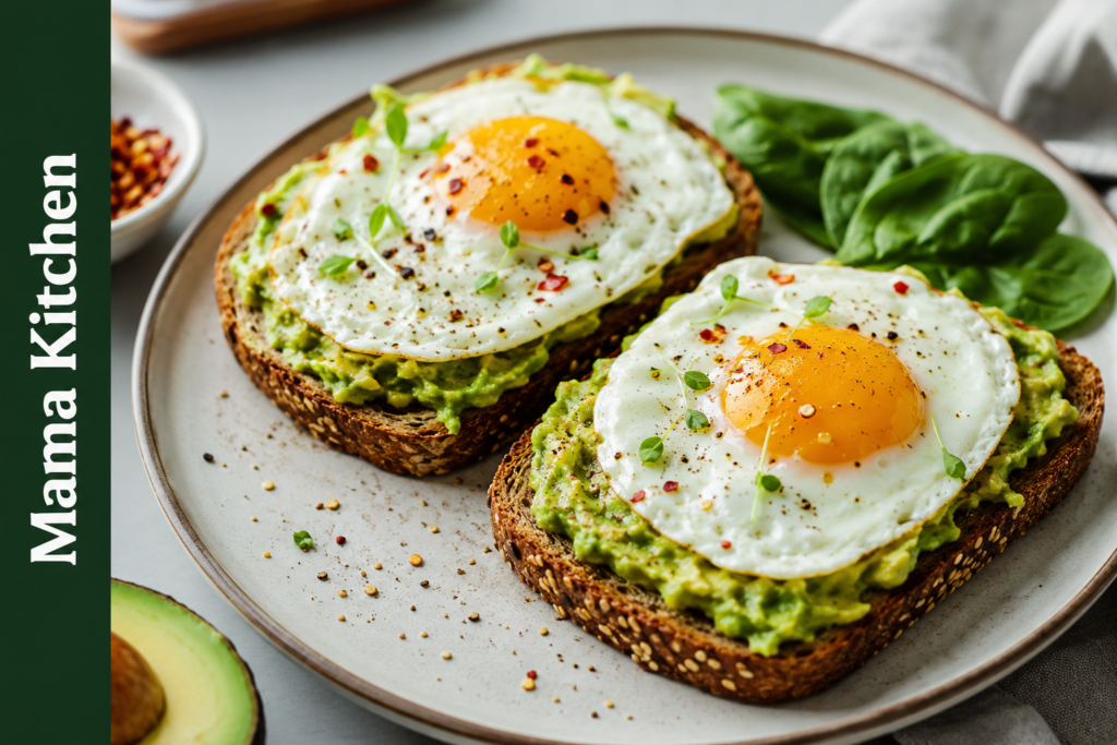 High Protein Avocado Egg Toast