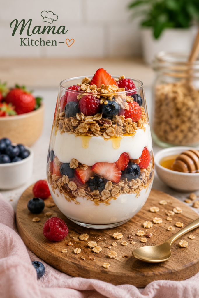 High Protein Greek Yogurt Parfait