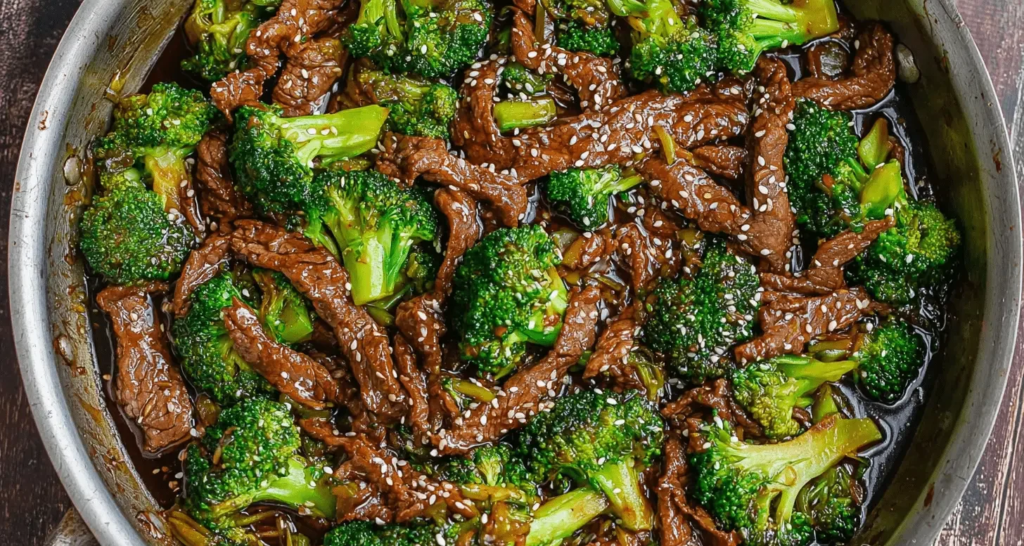 High Protein Beef and Broccoli